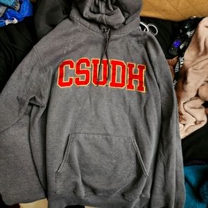 Calstate Dominguez Hills CSUDH champion grey medium men's hoodie
